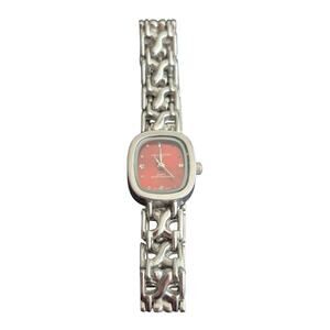 Vellaccio Ladies Watch Purple dial Metal band crystal hour markers Elegant Sharp